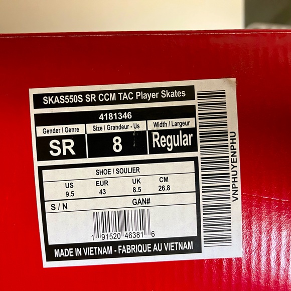 *SOLD* Hockey Skates (Men’s) - Picture 4 of 5